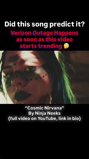 Now that Verizon is back up and running, did this song predict it’s outage? (it’ll be your hand in mine as the planet dissolves) followed by where we are now. “Until then baby sing this song”. Was kinda hoping something exciting would happen. Oh well 😔 lmao. THIS IS FOR ENTERTAINMENT PURPOSES ONLY. COSMIC NIRVANA VIDEO OUT ON YOUTUBE NOW! Go watch, like it and comment on the video w/ your feedback. Love y’all. #verizon #verizonwireless #verizoncenter #cosmicenergy #tribal