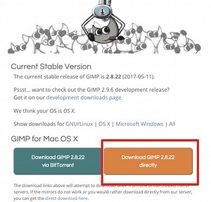 Gimp 2.8.22 Dmg