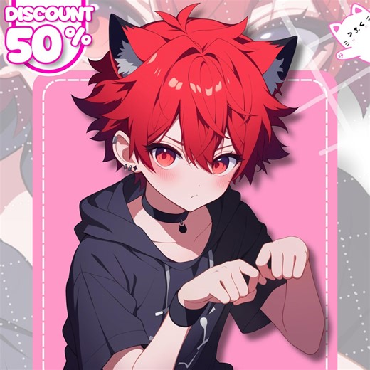 Custom Anime PFP | Vtuber Icon & Discord Profile Picture | Personalized Anime Avatar Commission Gift - Etsy