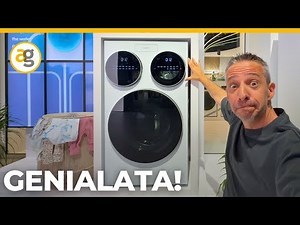 Triple washing machine does 3 different laundry cycles at once! New from HAIER at IFA 2025: MULTI...