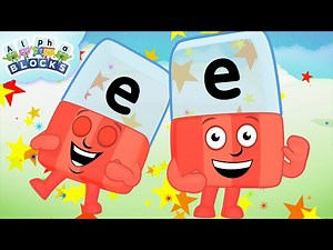 E is for Extraordinary! | Learn to read | @officialalphablocks - Videos For Kids