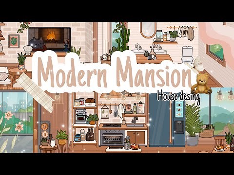 🧺Modern Mansion🍂[House Design] Toca Boca 🧸 Tocalifeworld | Makeover