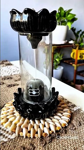 Shivling Smoke Fountain Magic! 🌫️ Divine Pooja Vibes at Home #shorts