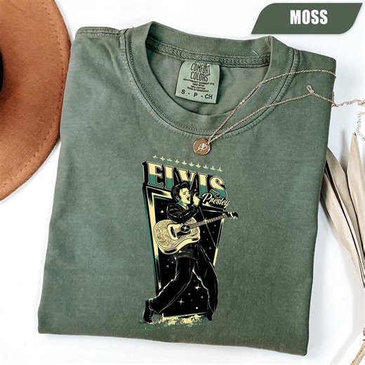 Elvis Presley Shirt, Elvis Presley Gift, Elvis Music Merch, Gift for Elvis Presley Fan, Elvis Presley Lovers, King of Music, Music T-shirt - Etsy