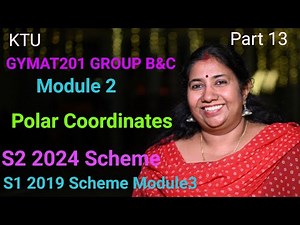 Multiple Integral| Change of Coordinates -Cartesian to Polar Coordinates|Module 3|MAT101|S1 |Part 13