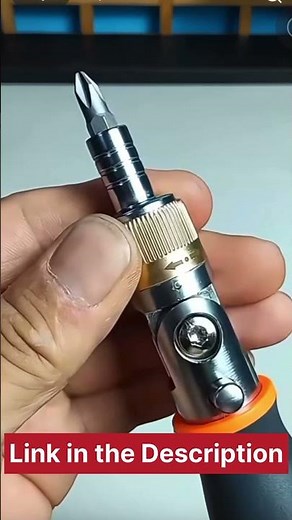 All-in-One Screwdriver with 180° Rotation & 90° Head Bending | Ultimate Tool for Every Task