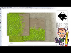 Inkscape Tutorial - Game Art Creation - Design Seamless Tiles and Transitions