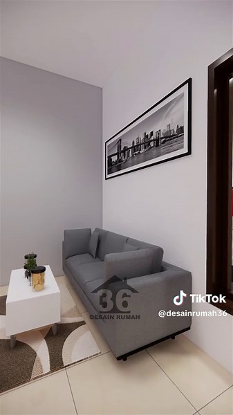 Interior Rumah 6x14 Meter 4 Kamar Tidur