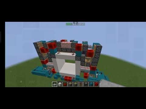 [Tutorial]0,45 s 4x4 Piston Door#minecraft#tutorial 