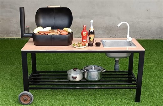 5.1K views · 23 reactions | How to make a beautiful and effective outdoor grill from an old gas cylinder. | Genius Crafts | Facebook