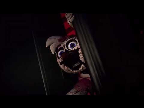 Glam Rock Chica gets crushed! (FNAF SECURITY BREACH)