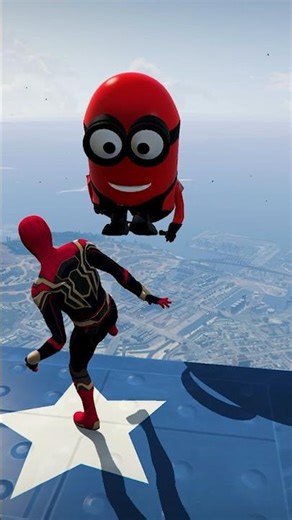 Spiderman VS Minions 🔥 Epic Fight 🤣 Ragdoll Funny Gameplay Euphoria physics #gta5