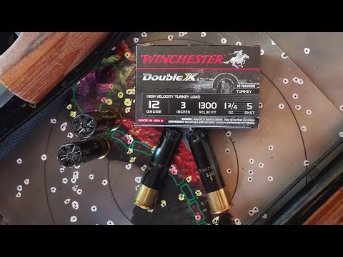 Winchester Double X Turkey Loads, 12 gauge in 3" shells loaded with No. 5s