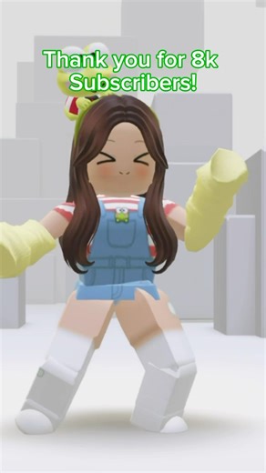 Thank you for 8k Subscribers! #shorts #fyp #roblox