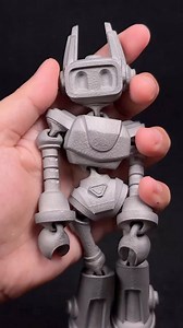 3D Printed Zippy the Bot by @zillolaab Printed in Stainless Steel by @jlc3dp #3dprinting #jlc3dp | Stan 3D