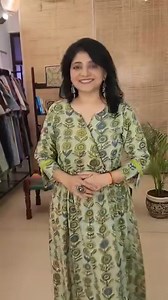 1.2K views · 401 reactions | Summer cool green vanaspati hand block printed kurta cum dress. Just perfect for summer. It has a flaire and handwork detailing for the pattern. 1 side pocket. To order visit our website - link below Or wapp us on 096738 66540 #summerclothing #purecotton | Rush Me Fashions | Facebook