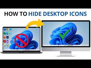 How to Hide and Show All the Desktop icons on Windows 11