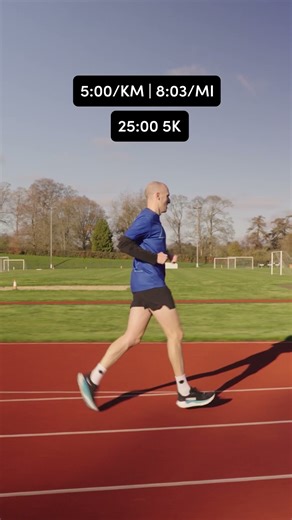 What different 5k paces look like (if you’re an Olympian 🫣