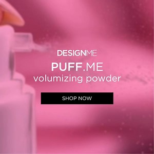 Give your hair instant volume with our PUFF.ME volumizing powder! 💕Instant Volume 💕Root Lift 💕 Talc Free 💕 Mess Free Application | Design.ME