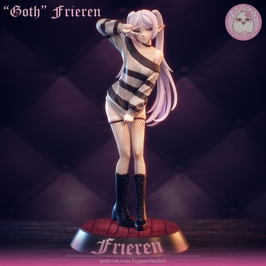Goth Frieren 3D Printed GK Figure - Etsy