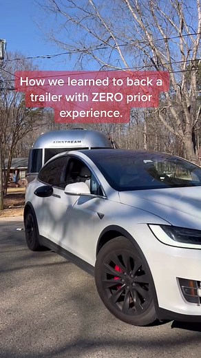 This is the BEST way to learn #howto back any #trailer. Pro Tip: download #americantrucksimulator (or Euro), grab an @Oculus #virtualreality headset and start practicing! No damages, no pressure, no sweat. #truck #trucker #towing #rv #airstream #tesla