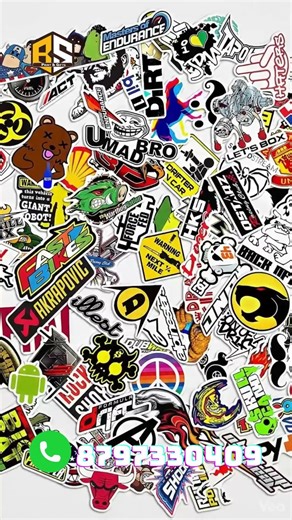Bike sticker AI video