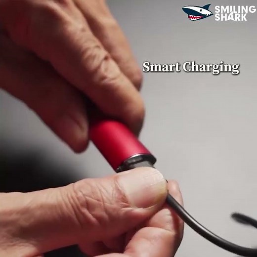 Smiling Shark Green Laser Pointer Pen Red Laser Pen Light Rechargeable -313 - Black