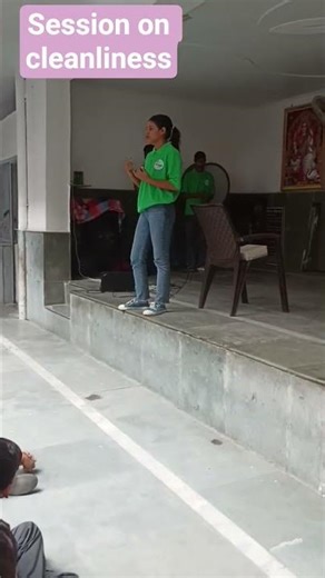 A wonderful session about cleanliness#school