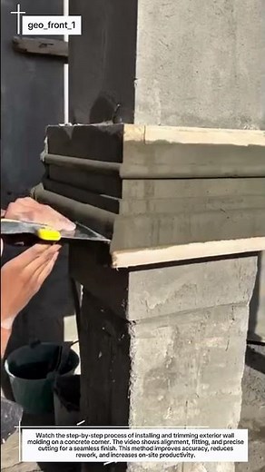 Precision Corner Molding Installation – Clean Finish with Simple Hand Tool