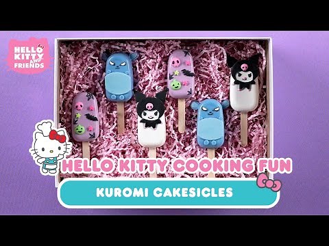 Kuromi Cakesicles | Hello Kitty Cooking Fun