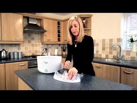 How to Use an Electric Steam Sterilizer - tommee tippee