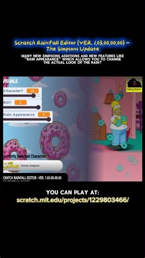 Scratch Rainfall Editor (VER. 1.03.00.00.00) - The Simpsons Update