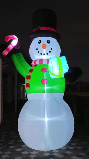 Make a bold holiday statement this Christmas 🎄✨ This 12FT Christmas snowman inflatable stands tall and joyful, turning your yard or storefront into an unforgettable winter celebration ☃️❄️ #12FTSnowman #ChristmasInflatable #HolidayDecor #WinterWonderland #FestiveDisplay