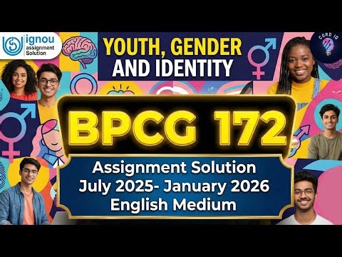 BPCG 172 Assignment Solution 2025-26 | IGNOU Solved Assignment | English Medium
