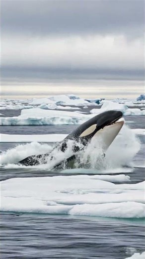 Orca vs Polar Bear – Rare Arctic Predator Battle