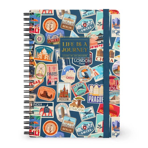 Legami Milano Notebook Σημειωματάριο Σπιράλ A5 160 Φύλλων Ριγέ