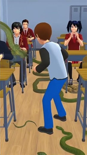 Boy releases snakes in classroom😆#