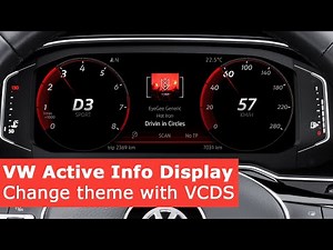 Change VW Active Info Display Theme with VCDS