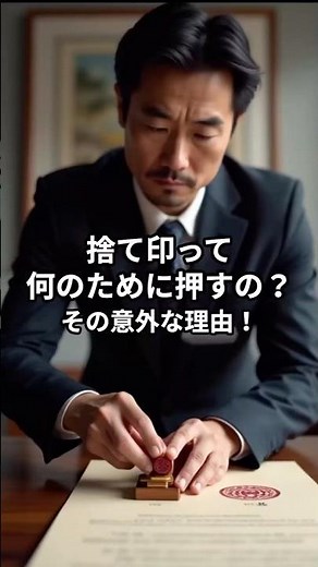 捨て印って何のために押すの？その意外な理由！ ＃捨印 ＃印鑑 ＃雑学