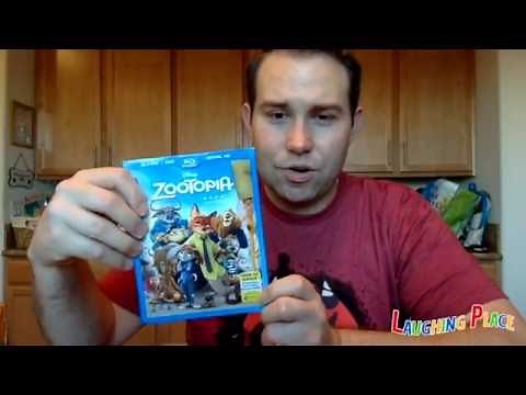 Zootopia Blu-Ray/DVD Unboxing