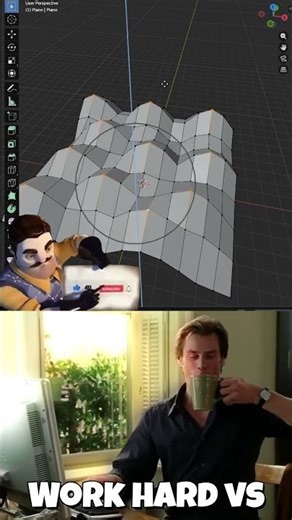 Noob vs Pro - Landscape add on in blender3D