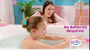 Baby Born Born Such A Good Swimmer Doll; 3 Years & Up - Easy for Small Hands- Includes Adorable Blue Sea Shell Bathing Suit & Cap 918483 Multicolor