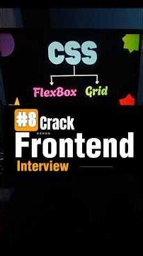 CSS Grid VS Flexbox #css #frontend #interview #coding #javascript #backend #job #infosys #tcs #wipro