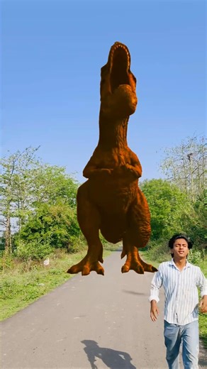 Big dinosaur Chase T-rex chasingpart 235#shorts#dinosaur#youtube#dino saurs#youtubeshorts 🦕🦕#funny