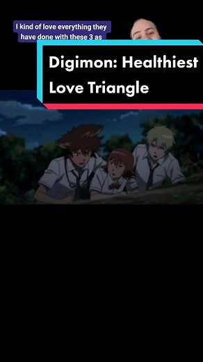 These three are great together. And I hope you all don't mind the bit tacked onto the end. #Digimon #DigimonAdventure02 #DigimonTikTok #Tai #Matt #Sora #LoveTriangle #Anime #90sKids #DigimonAdventureTri #Nerdy #NerdTok #greenscreen