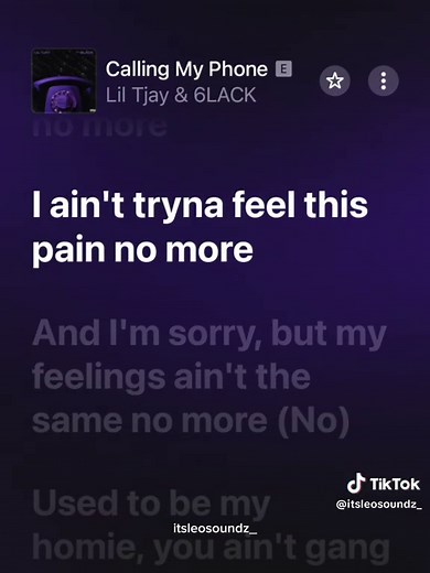 Calling My Phone: Sped Up Lyrics and More