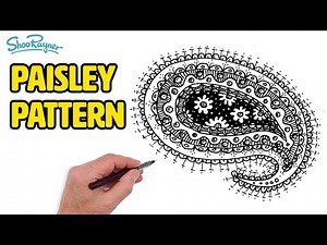 How to draw the Paisley Pattern easy step by step