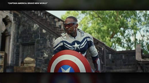 Anthony Mackie carries the shield in 'Captain America: Brave New World'