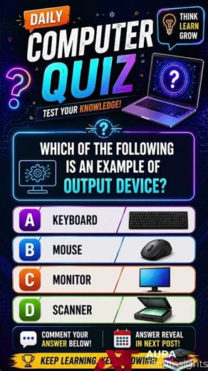 👉 “Which One Is an Output Device 😳💻”