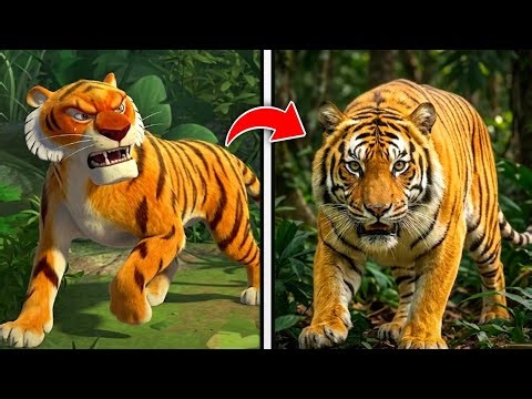 The Jungle Book Cartoon Characters In Real Life | Portal Real Life